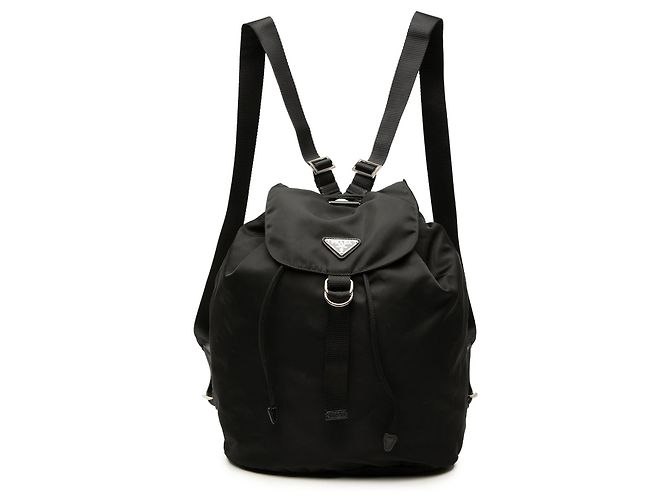 Black Prada Tessuto Backpack
