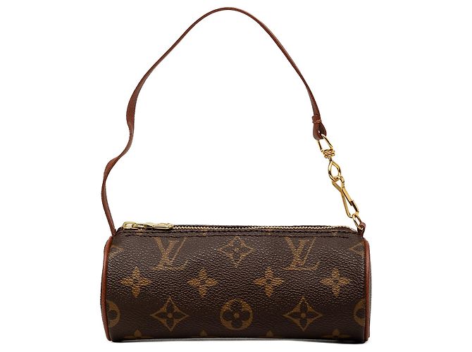 Borsa a mano Louis Vuitton Monogram Papillon Pochette Marrone