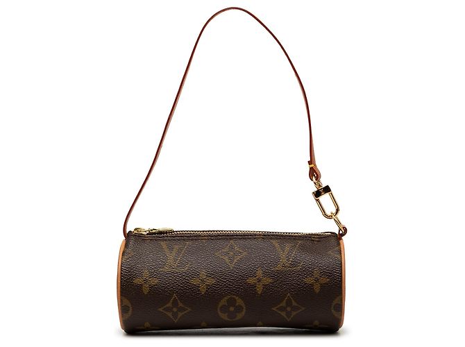Borsa a mano Louis Vuitton Monogram Papillon Pochette Marrone