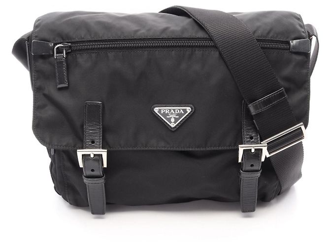Prada VELA Schultertasche/Handtasche Schwarz