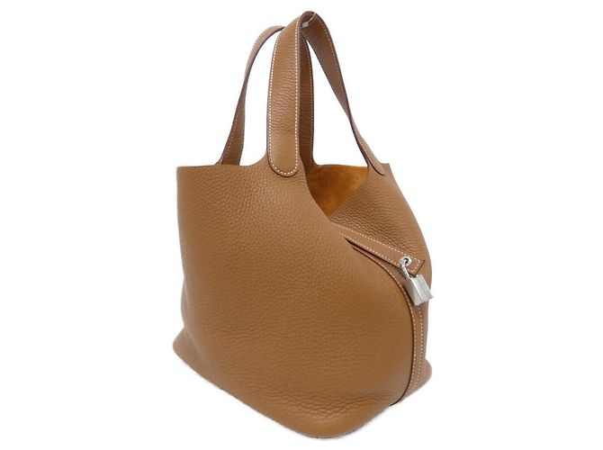 Hermès Borsa Hermes Picotin Lock MM D'oro