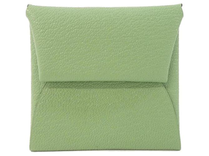 Hermès Monedero Hermes Bastia en Vert Verde claro