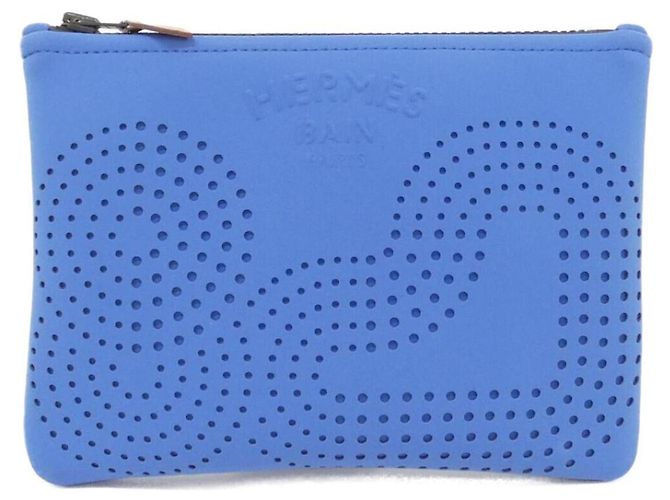 Hermès Hermes Neobain Zen au Soleil PM Handbag Pouch Blau