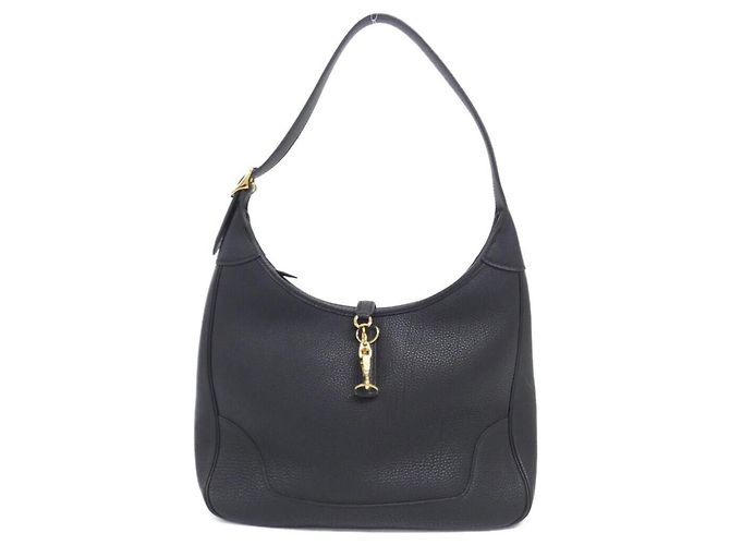 Hermès Sac à épaule Hermes Trim 2 Noir