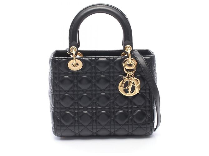 Borsa 2-Way Lady Dior Christian Dior Nero