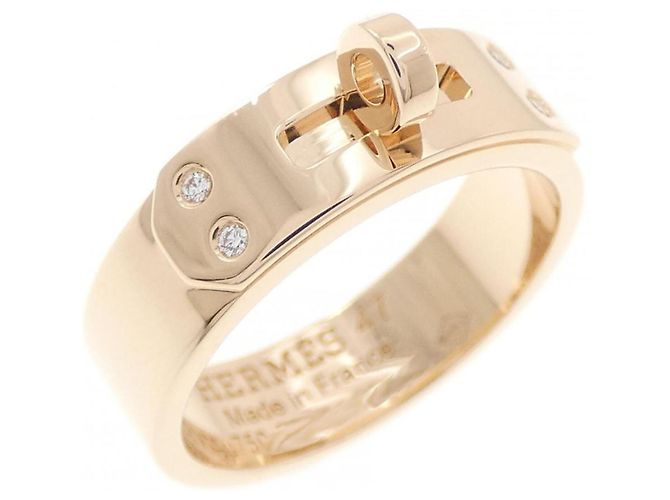 Anillo Hermès Kelly en oro rosa de 18K