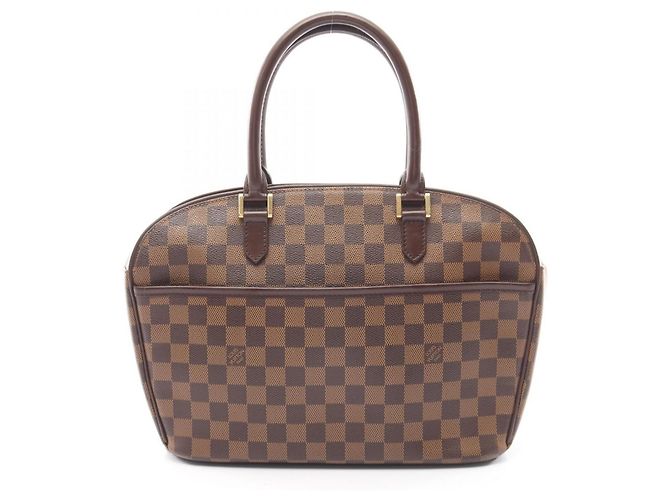 Bolsa Louis Vuitton Salia Horizontal Damier Ebene Marrom