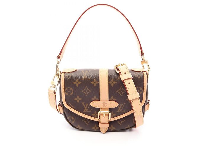 Bolsa Louis Vuitton Saumur BB Monogram Marrom