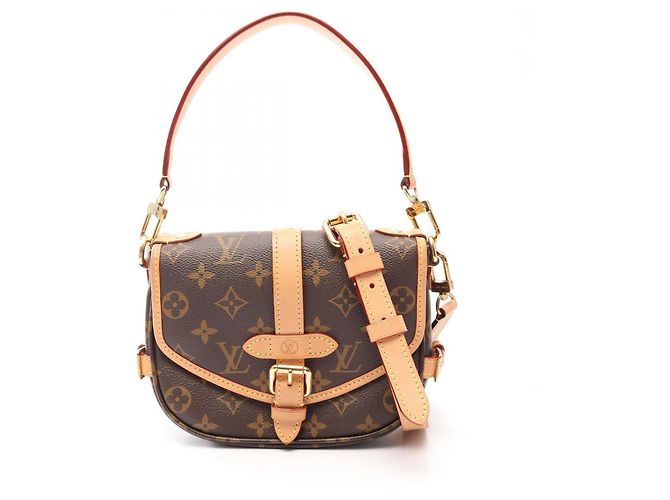 Borsa Louis Vuitton Saumur BB Monogram Marrone