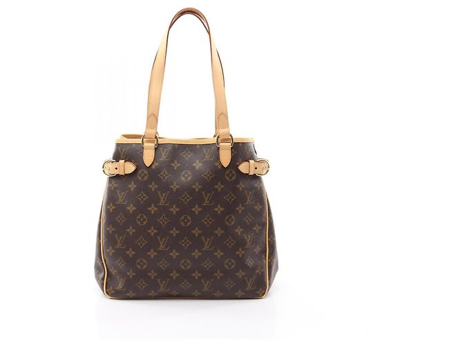 Sac cabas vertical Batignolles Monogram Louis Vuitton Marron
