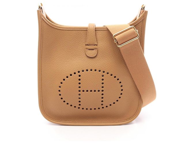 Hermès Borsa a tracolla Hermes Evelyne 3 23 Biscuit Marrone