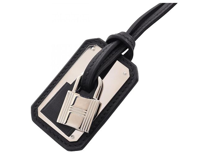 Hermès Colar Hermes O'Kelly GM Preto Prata
