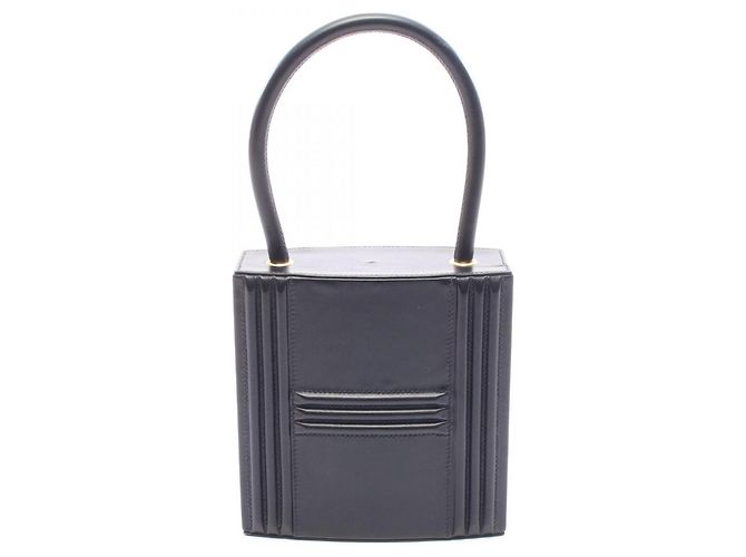 Hermès Bolsa Hermes Kelly em couro de bezerro preto