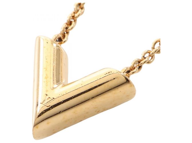 Collana Essential V Louis Vuitton D'oro