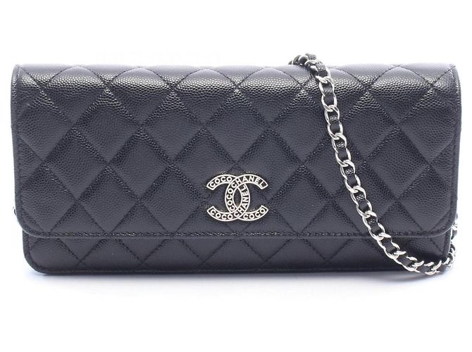 Borsa a tracolla Chanel Matelassé Nero