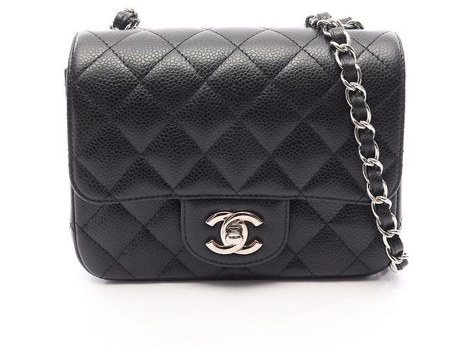 Borsa a tracolla Chanel Mini Matelassé Nero