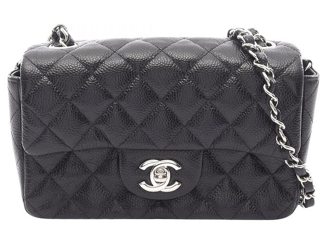 Bolsa de Ombro Chanel Mini Matelasse 20 Preto