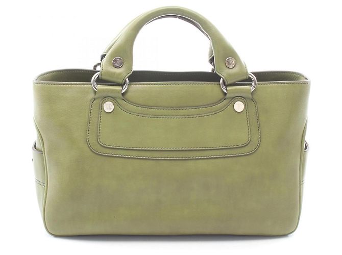 Céline Celine Boogie Bag Handtasche Grün