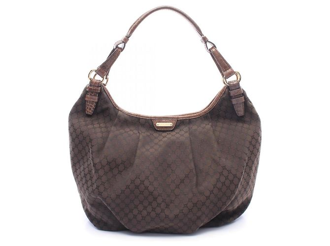 Céline Bolsa de Ombro Celine Macadam Marrom