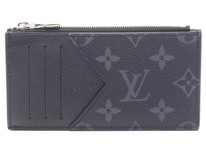 Portamonete Louis Vuitton Monogram Eclipse Nero