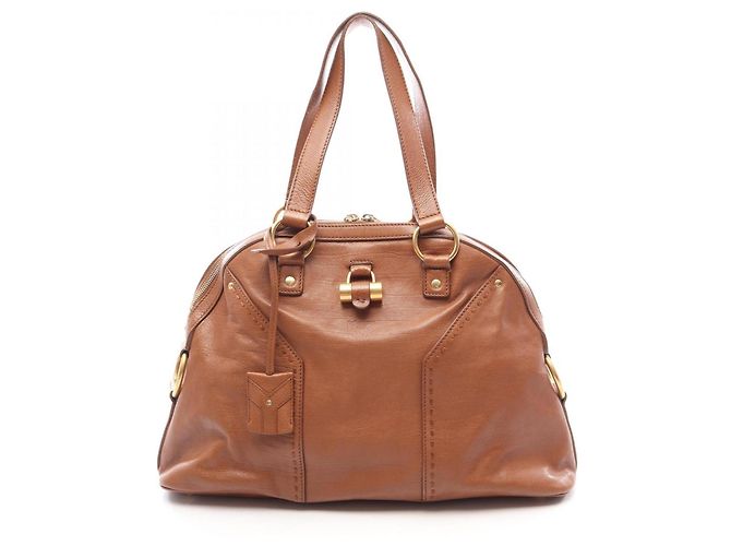 Borsa Yves Saint Laurent Muse Marrone