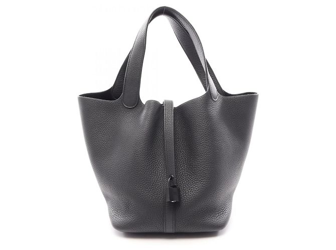 Hermès Sac à main Hermes Picotin Lock MM Noir