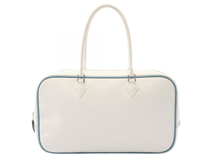 Hermès Bolsa Hermes Plume Elan 28 Branco