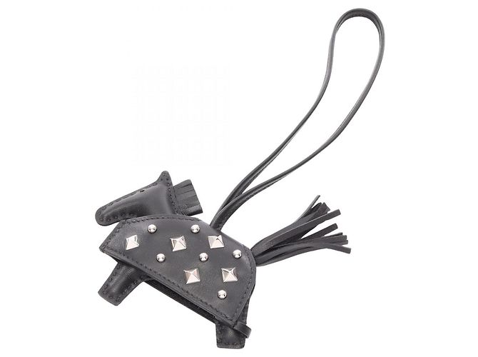 Hermès Hermes Rodeo PM Robeo Lock Keychain Nero