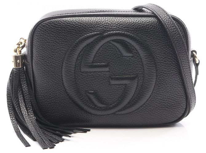 Borsa Gucci Soho Disco in pelle nera Nero