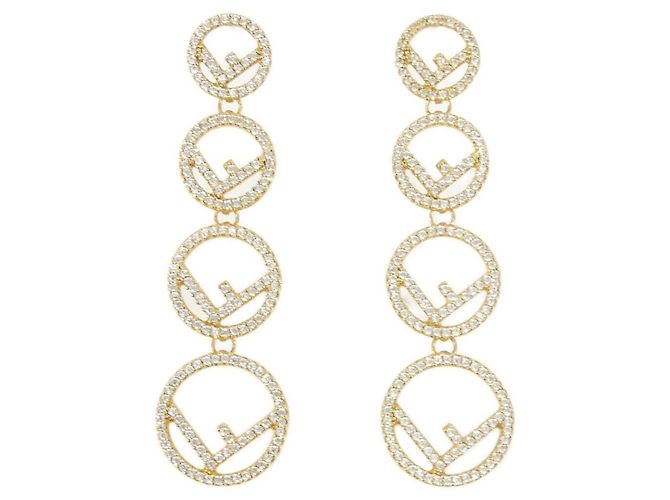 Pendientes de botón Fendi 8AG924 6DM