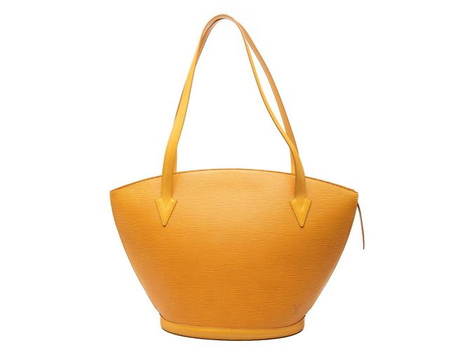 Saco de compras Louis Vuitton Epi Saint Jacques Amarelo