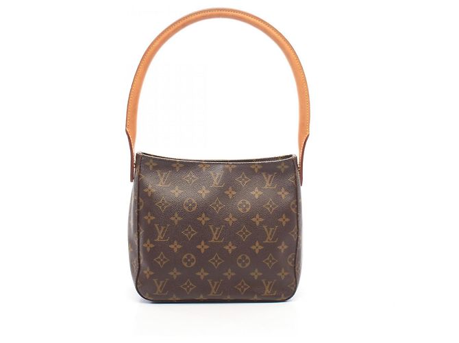 Bolsa de Ombro Louis Vuitton Looping MM Monogram Marrom