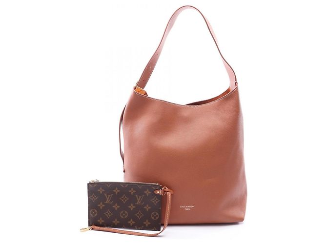Borsa a tracolla Louis Vuitton Lowkey Hobo MM Cognac Marrone