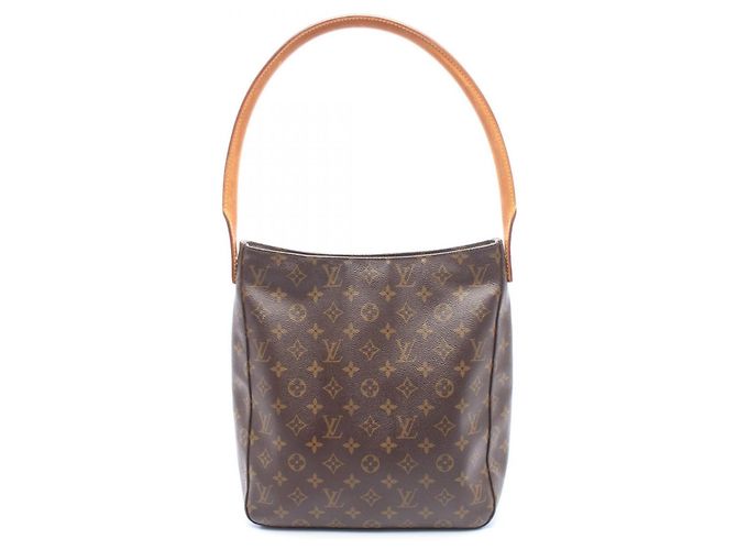 Sac à épaule Louis Vuitton Looping GM Monogram Marron