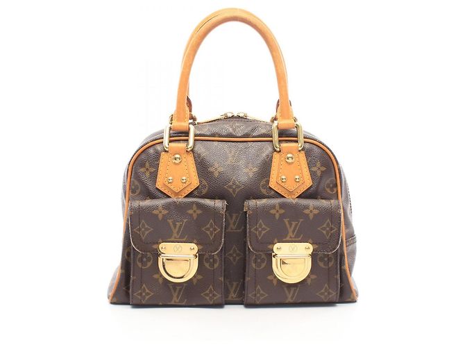 Bolsa Louis Vuitton Manhattan PM Monogram Marrom Monograma