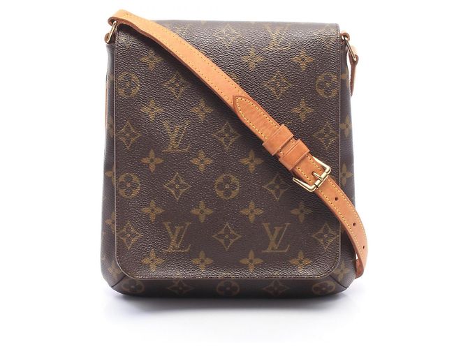 Bolsa de Ombro Louis Vuitton Musette Salsa Marrom