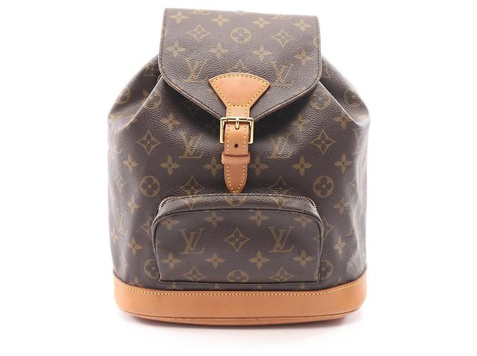 Sac à dos/Sac à main Louis Vuitton Montsouris MM Marron