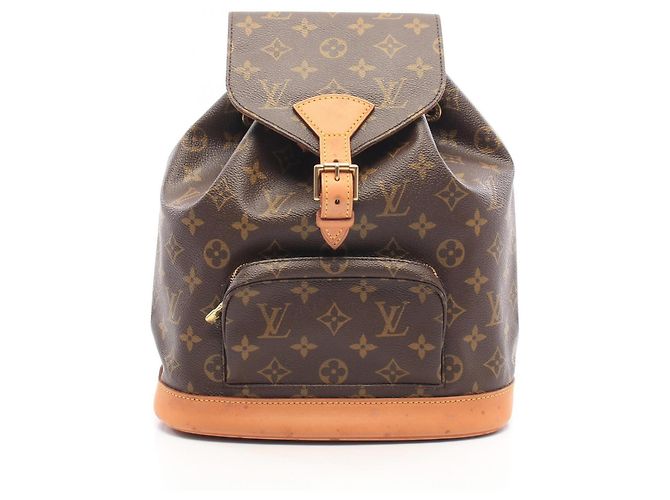 Sac à dos/Sac à main Louis Vuitton Montsouris MM Monogram Marron