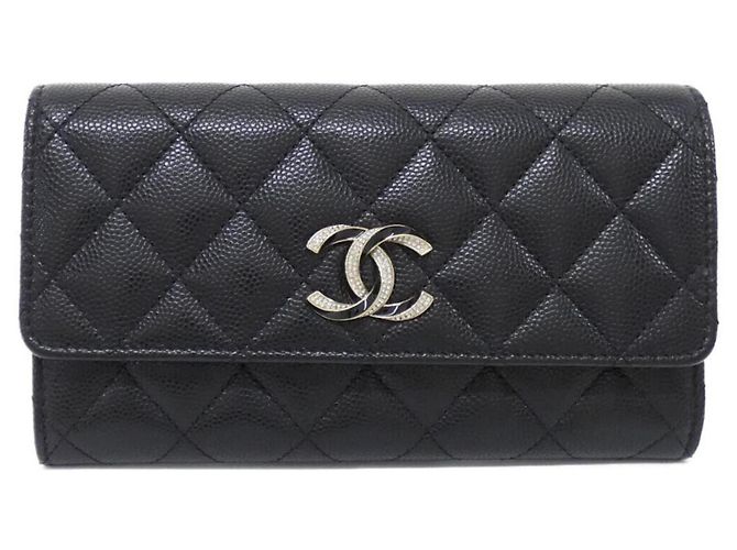 Timeless Chanel AP3339 Long Wallet Black