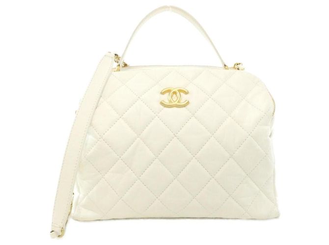 Timeless Chanel AS3740 Handtasche Weiß
