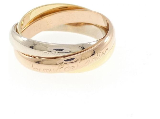 Anello Cartier Trinity 18K Oro Bianco Giallo e Rosa