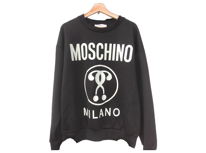 Schwarzer Moschino Sweatshirt mit Logo