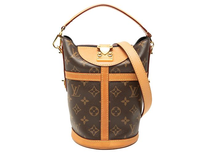 Bucket Borsa a secchiello Duffle Louis Vuitton Monogram marrone