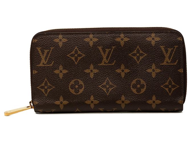 Cartera larga Zippy Monogram Louis Vuitton marrón Castaño