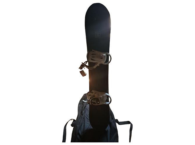 Chanel Snowboard and Carry Case Black