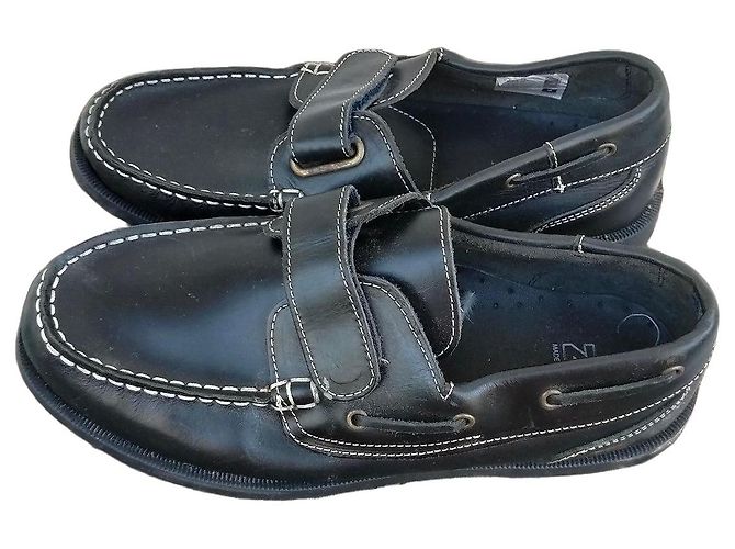 Fun daizy Mocassini ZY pelle nera Nero