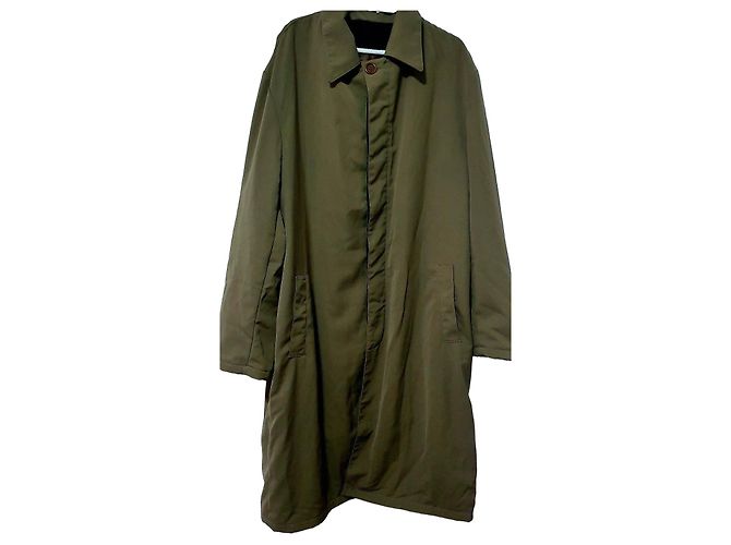 Loewe Trench in cotone da uomo - Verde Kaki