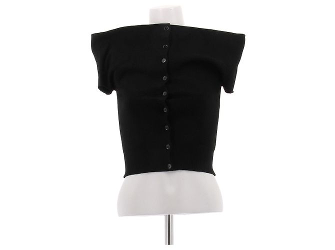 Top bustier nero Magda Butrym