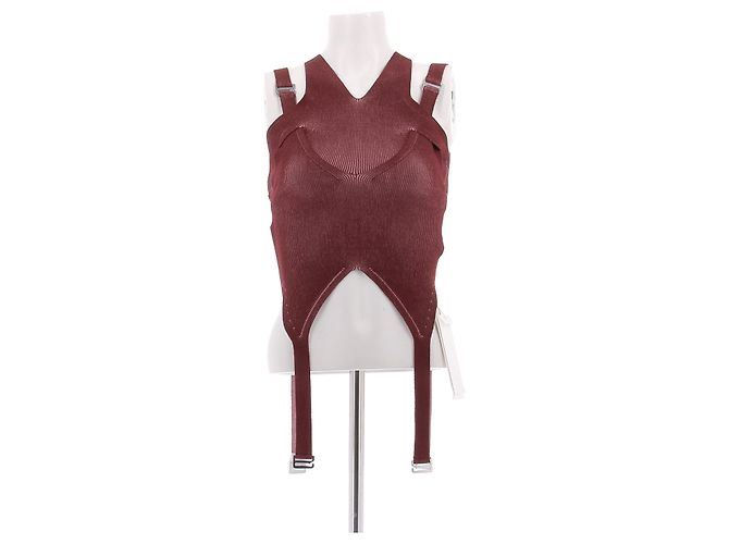 Autre Marque Top bordeaux in viscosa DION LEE Bordò