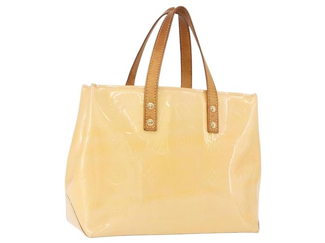 LOUIS VUITTON Bolsa Reade PM Monogram Vernis Marshmallow Pink M91306